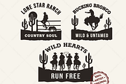 Western Cowboy Bundle SVG PNG, a Graphic by TanchaArt (Thumbnail 1 of 12)