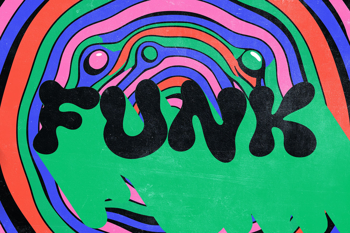 Funky Blob Font, a Sans Serif Font by Handmadefont (Photo 11 of 17)