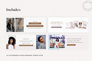 Eva Facebook Page Canva Template, a Templates & Theme by The Canva Template Shop (Thumbnail 3 of 5)