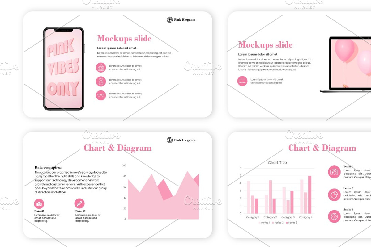 Pink Elegance Presentation, a Presentation Template by Interpitch (Photo 6 of 8)