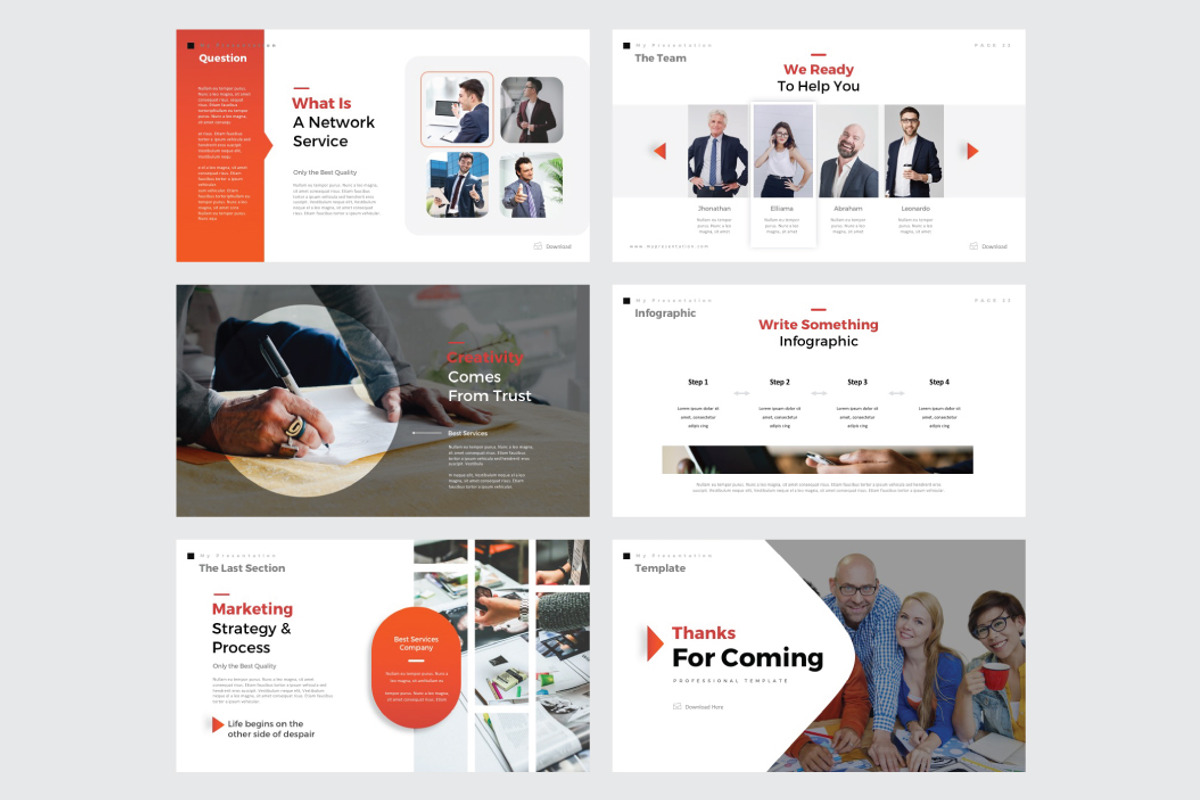 TRANSFORM BUSINESS - Powerpoint, a Presentation Template by Shafura (Photo 6 of 6)