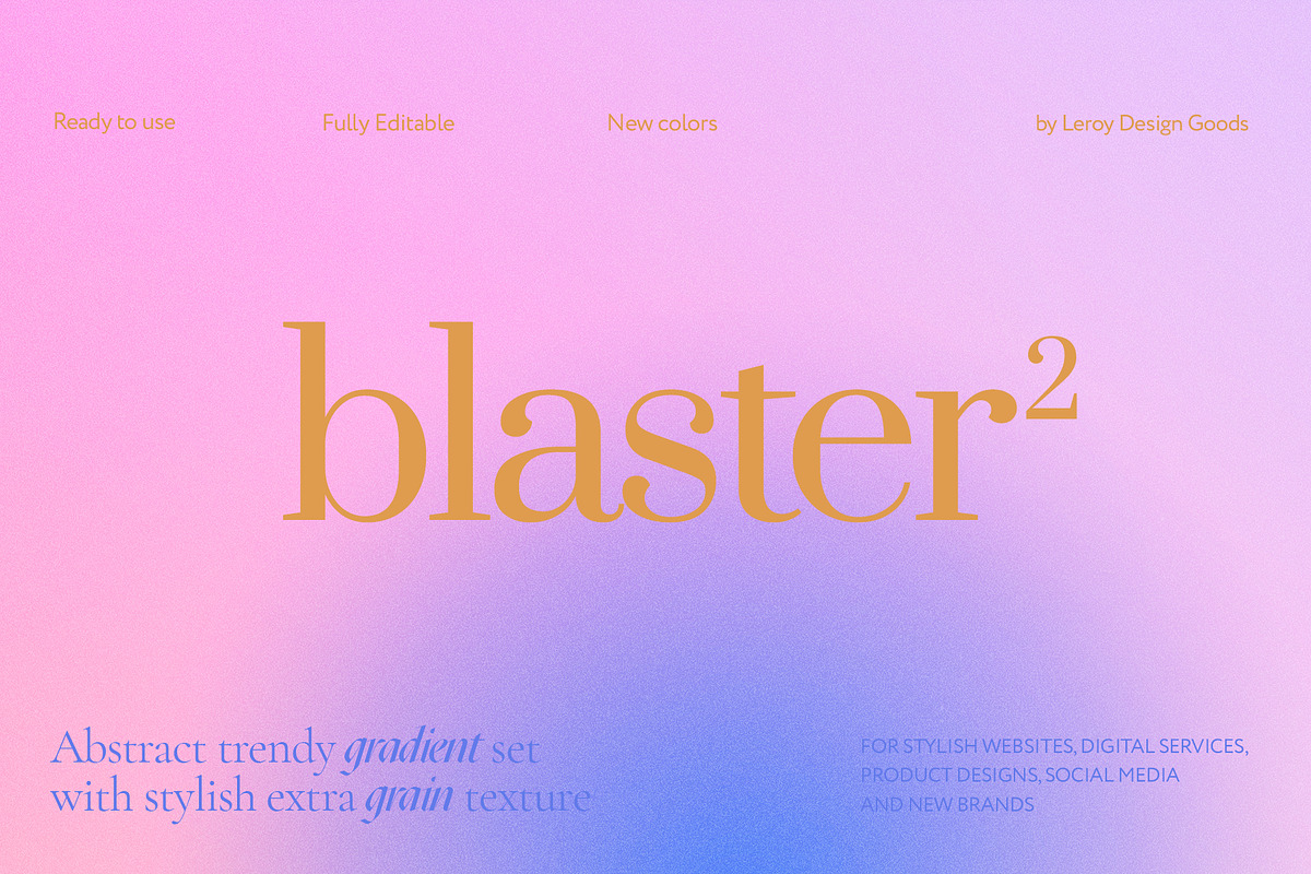 BLASTER 2 - Trendy Gradient Textures, a Texture Graphic by LEROY Design (Photo 3 of 10)