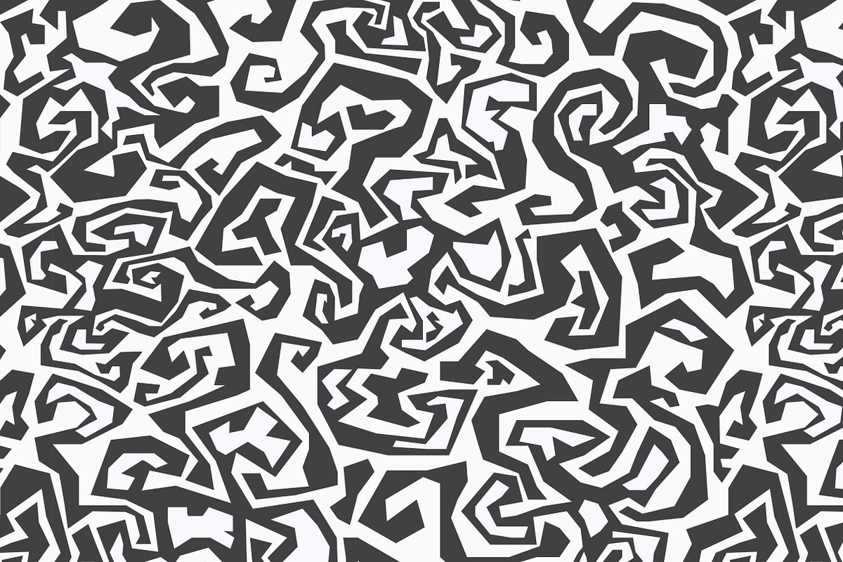 Monochrome Tribal Patterns, a Pattern Graphic by Gudiny (Photo 20 of 22)