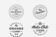 vintage logo, badge, insignia, label, a Branding & Logo Template by Brainware Graphic (Thumbnail 9 of 14)