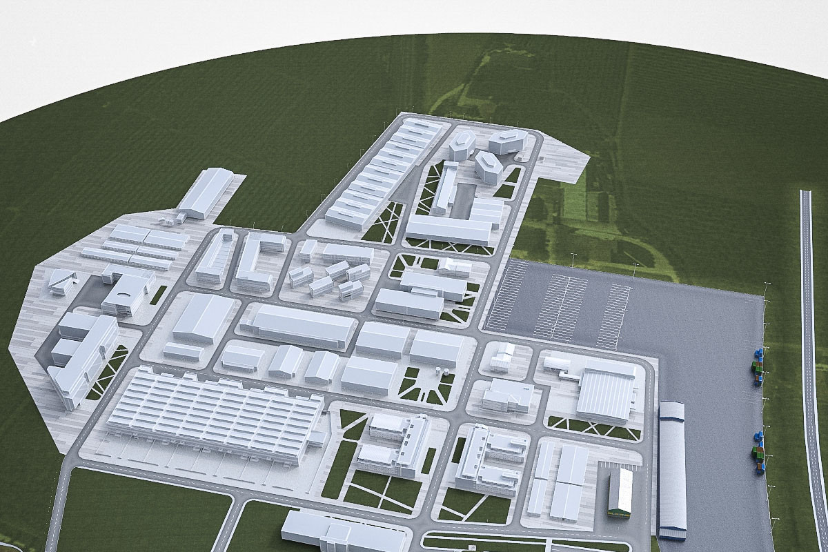 Industrial factory warehouse complex, an Architecture 3D Model by 3DNUTS (Photo 7 of 17)