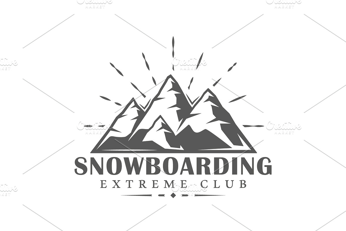 18 Snowboarding Logos Templates, a Branding & Logo Template by Art Design (Photo 13 of 26)