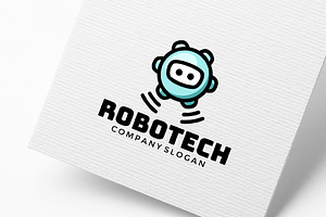 Robot Logo Design 3