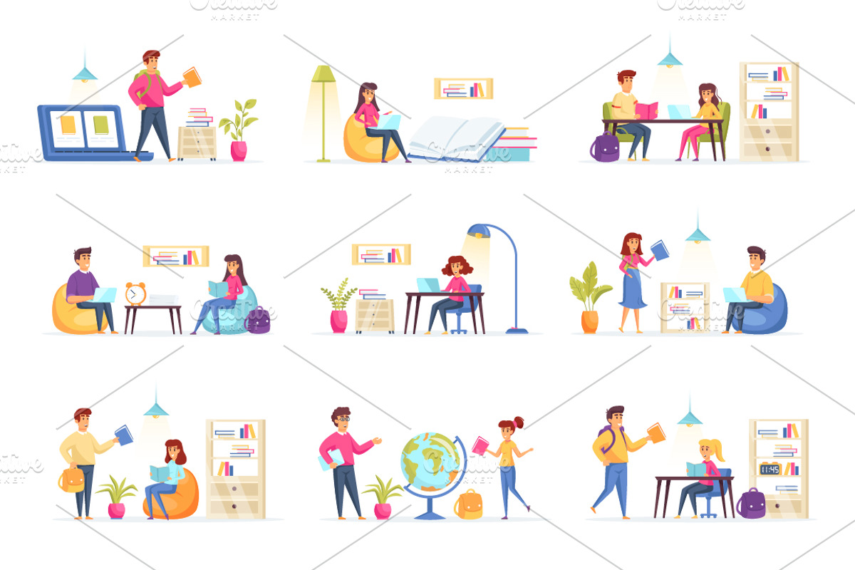 Flat Concepts Illustrations, a Finance Illustration by alexdndz (Photo 19 of 21)