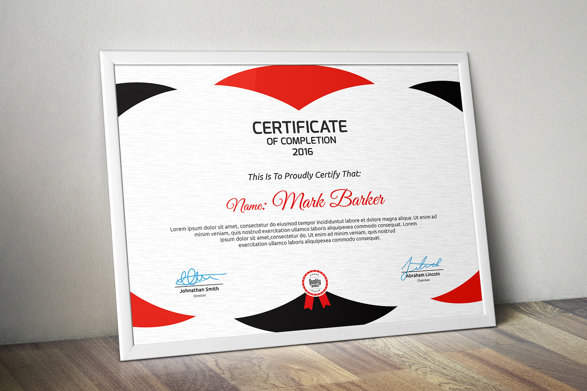 Certificate Word | PSD | AI, a Stationery Template by Curve Design (Photo 1 of 3)