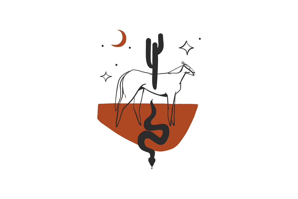 Wild west set, a Person Illustration by Anastasy_helter (Photo 7 of 16)