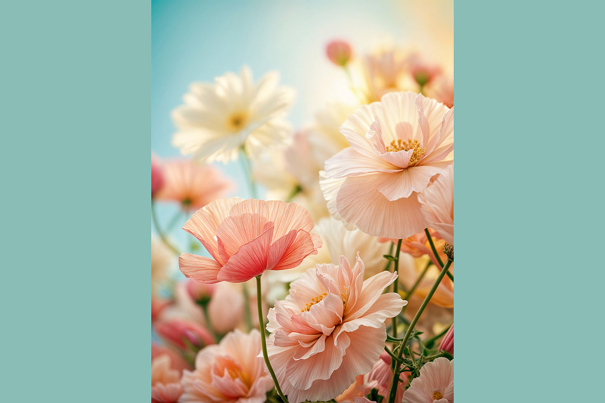 Soft Peach Floral Pack, a Decorative Illustration by StockVerse Creative (Photo 5 of 6)