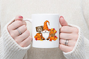 Autumn Pumpkin Gnome Hello Fall PNG, a Graphic by Designking (Thumbnail 4 of 4)