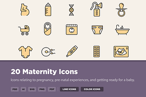 20 Maternity Icons