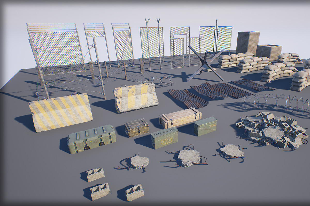 Military Props Pack, a Furniture 3D Model by SilverTM (Photo 5 of 5)