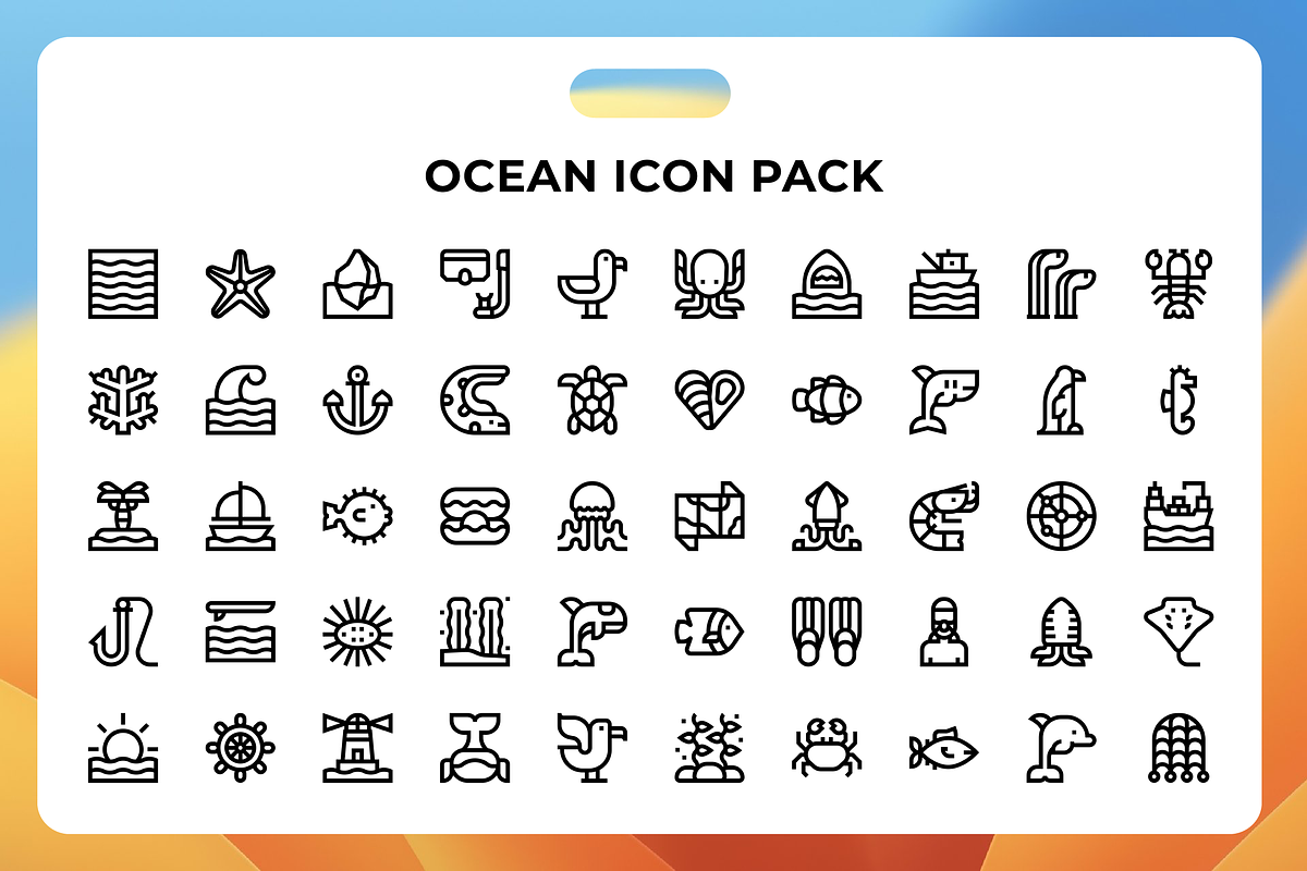 Ocean Icon Pack, an Icon by Wencory
