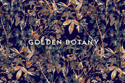 Golden Botany, a Wallpaper Graphic by MalyskaStudio (Thumbnail 1 of 15)
