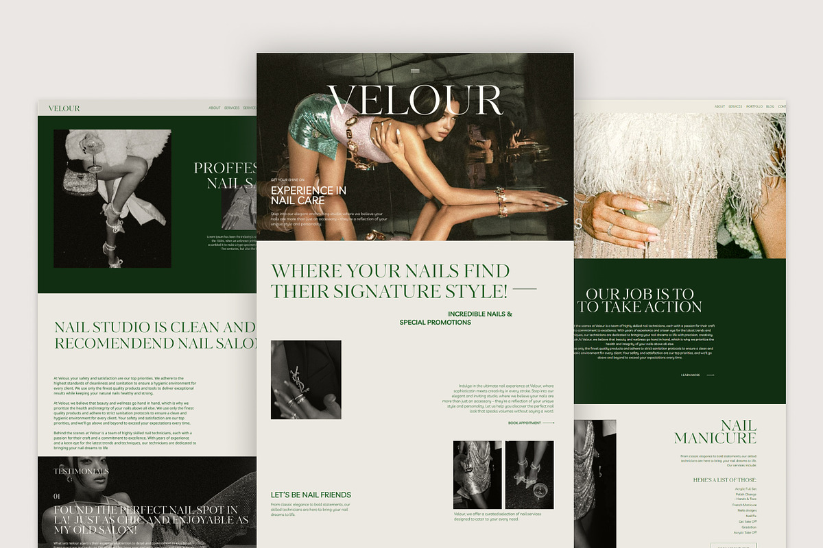 Velour | Showit Website Template, a Landing Page Template by Lavinia Visuals (Photo 3 of 9)