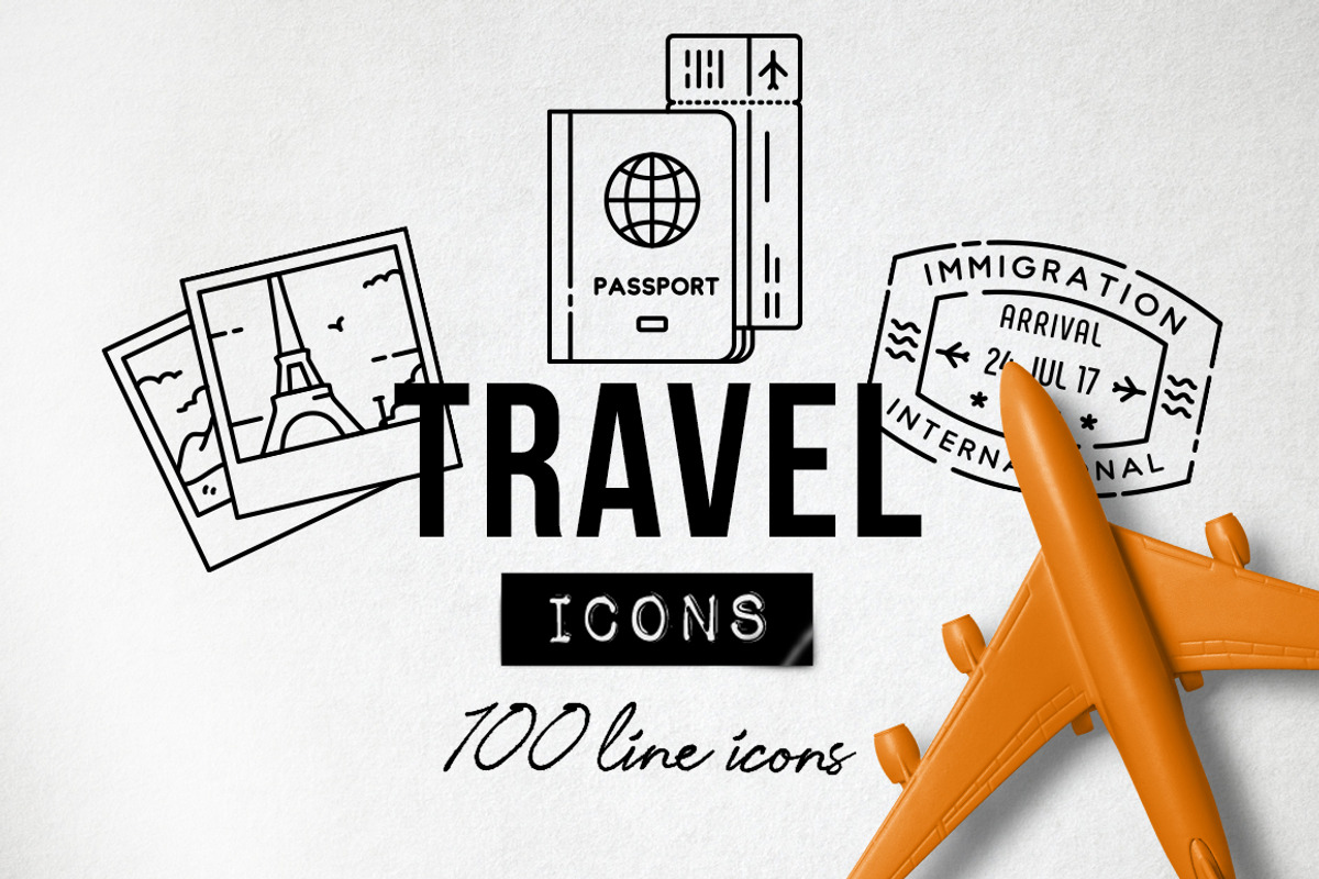 100 Travel Icons Set - Expanded, an Outline Icon by Hatch Design Workshop (Photo 16 of 16)