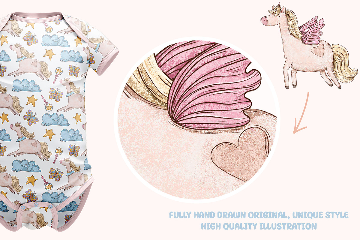 Fantasy Unicorn Collection, a Decorative Illustration by Artalia (Photo 5 of 6)