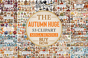 The Autumn Huge Clipart Bundle, an Illustration by Libby Wishes (Thumbnail 1 of 5)
