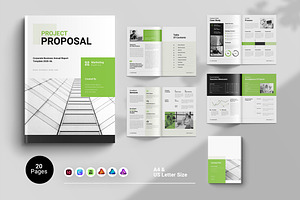 Proposal Template | InDesign + Canva, a Brochure Template by Spark_Creative