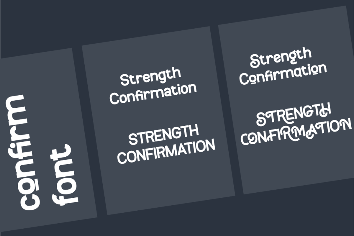 Confirm, a Sans Serif Font by twinstd (Photo 3 of 11)