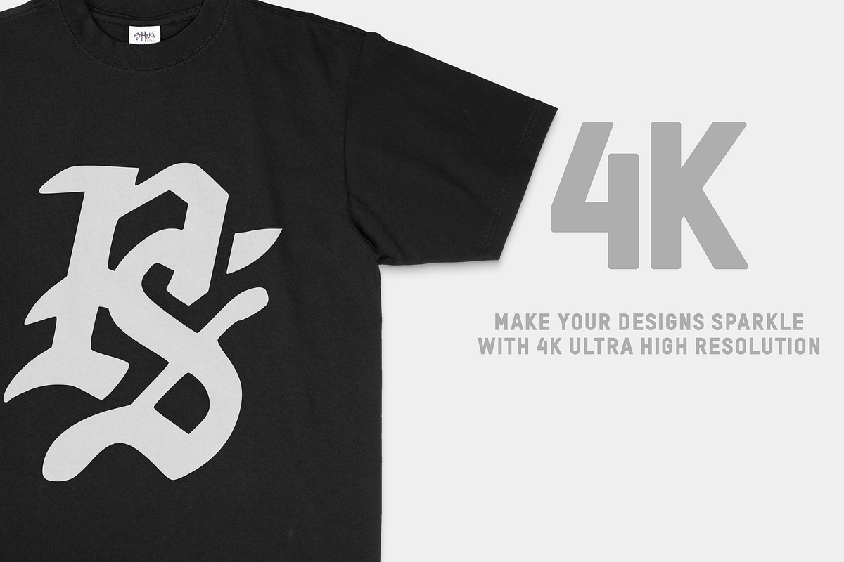 Shaka Wear 7.5oz Max Heavyweight Tee, a Shirt Mockup by Pixel Sauce™ (Photo 3 of 7)