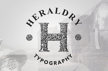 HERALDRY - Typography Set, a Symbol Font by AndrewPixel