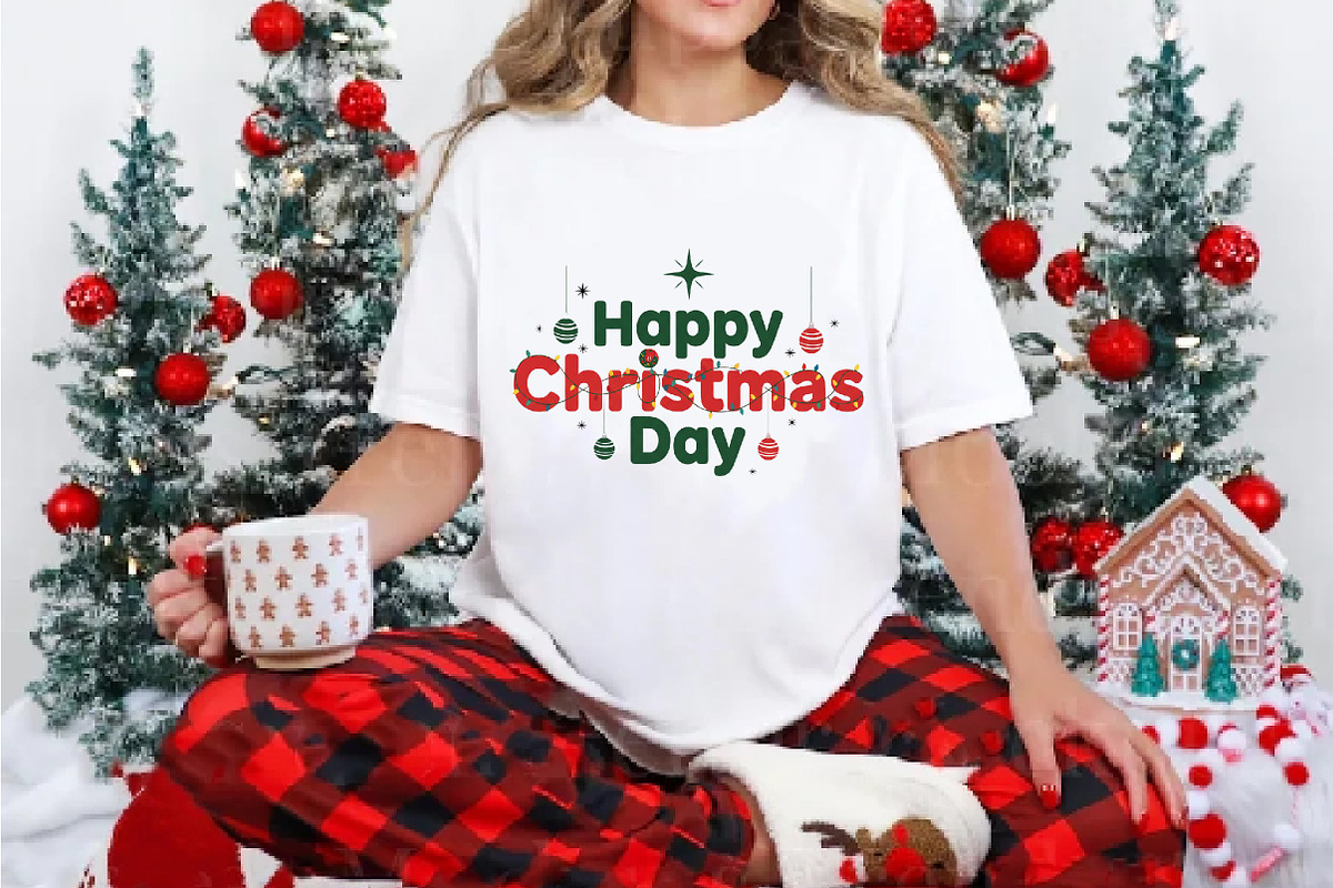 Happy Christmas Day PNG, an Illustration by DreamArtGraphic (Photo 4 of 5)