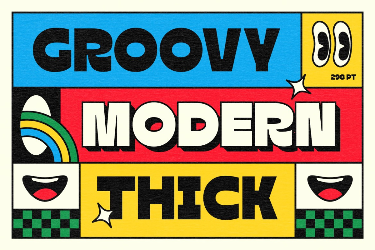 Groovtype, a Sans Serif Font by graphicook (Photo 2 of 10)