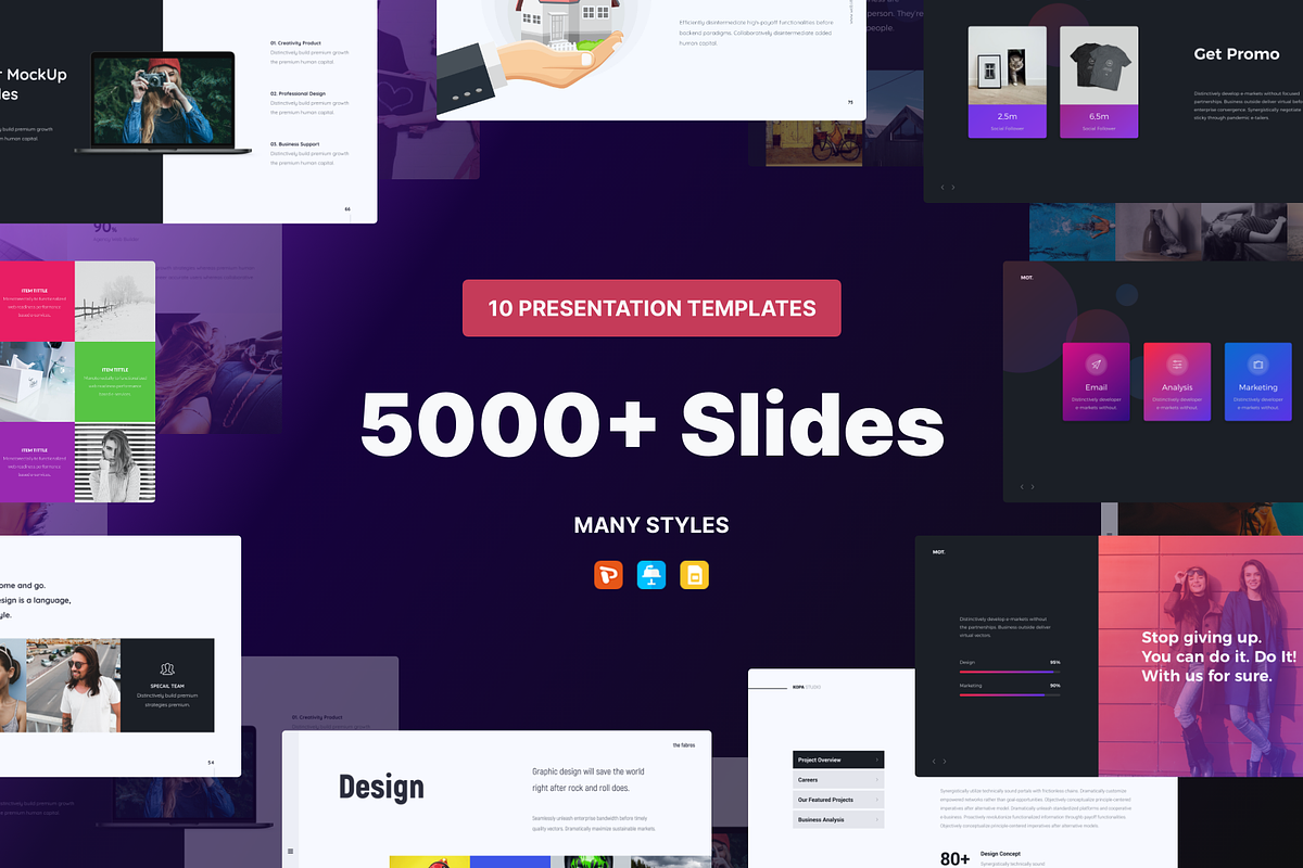 UDEA HUGE BUNDLE 10 IN 1, a Presentation Template by UDEA Store (Photo 2 of 17)