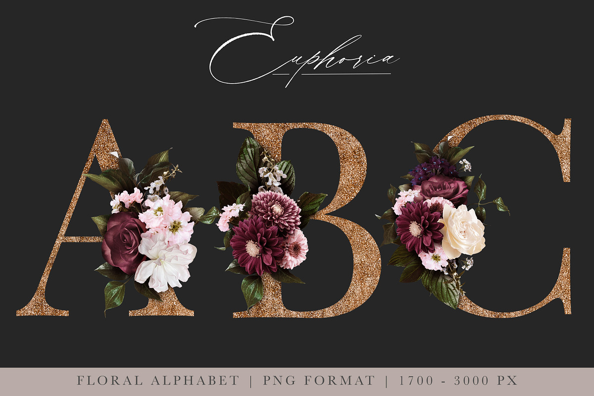 Euphoria Floral Clip Art & Patterns, an Object Graphic by Eclectic Anthology (Photo 12 of 17)