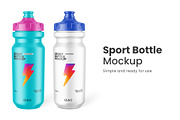 Sport Bottle Mockup v3, a Packaging Mockup by AlkStudio (Thumbnail 1 of 5)