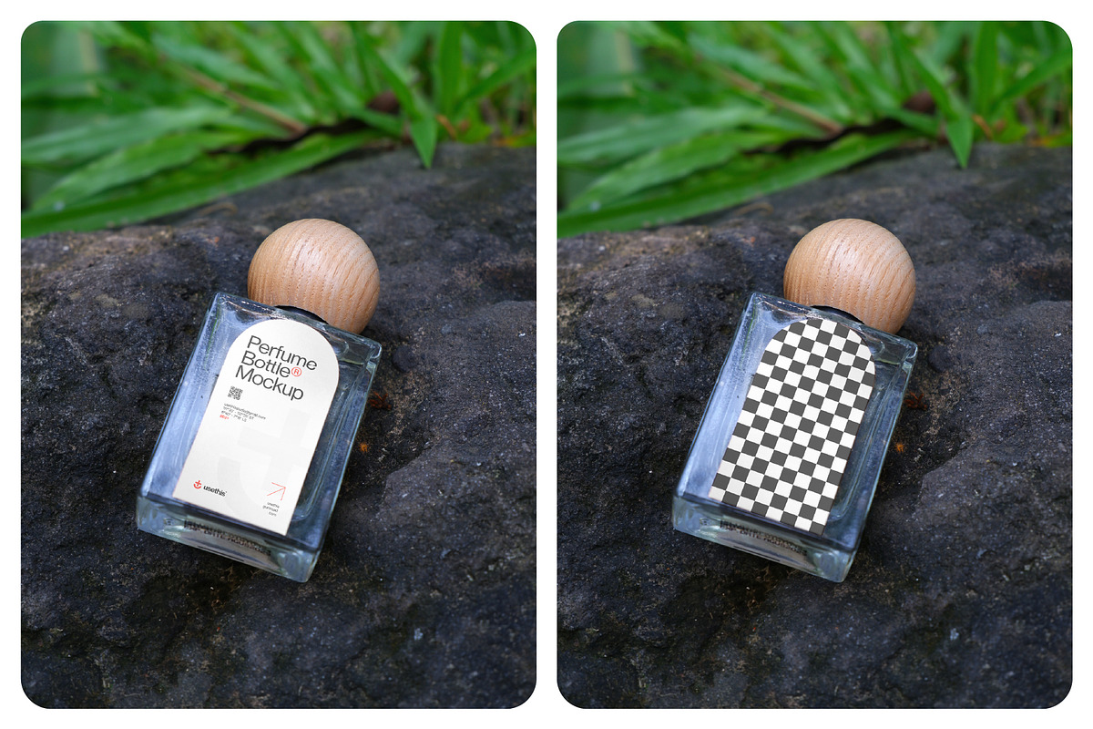 Outdoor Perfume Bottle Mockup Bundle, a Packaging Mockup by Usethis Mockup (Photo 3 of 8)