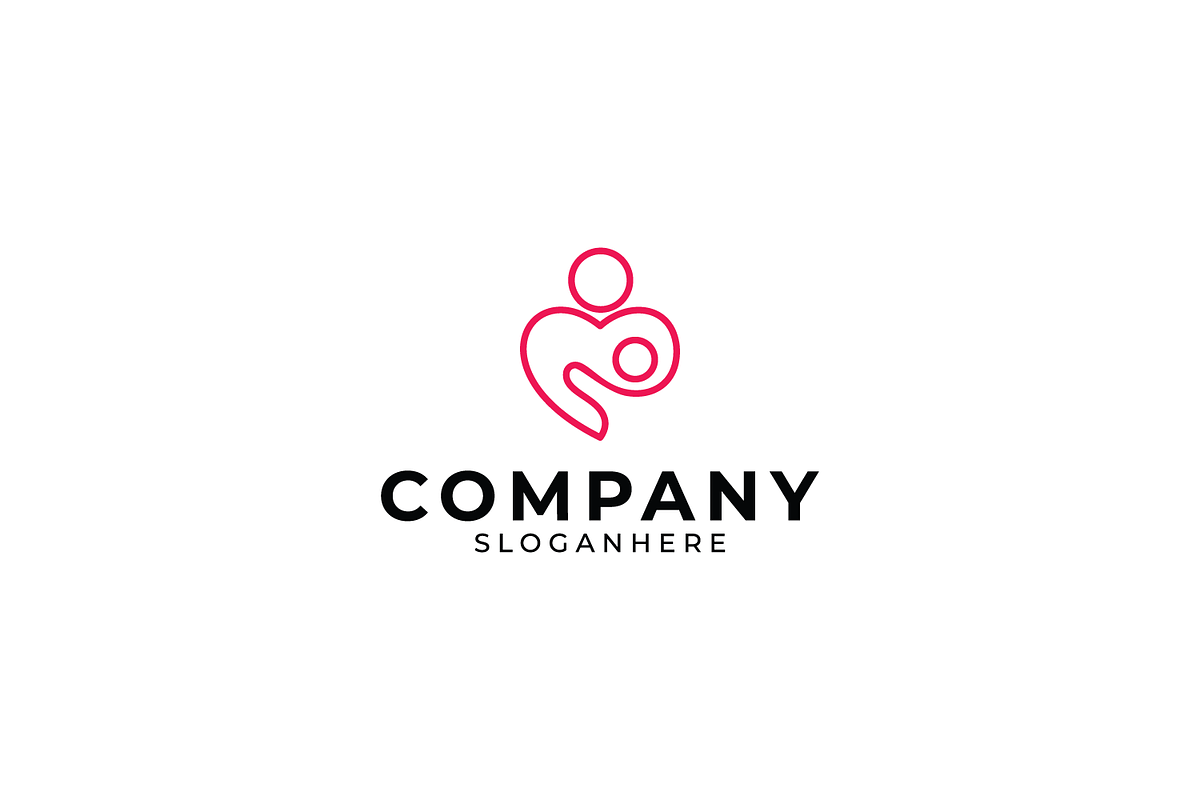 Mom and Child Care Logo, a Branding & Logo Template by Tumbuh Kerja