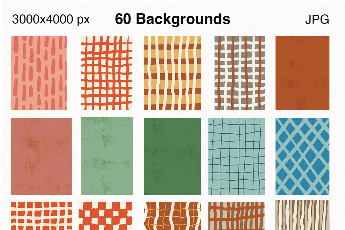 Earth & LINE: Hand Drawn Backgrounds, a Background Graphic by Sweet Fig (Photo 2 of 9)
