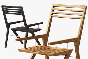 Bivalvia Wooden Chair By Jan Bari