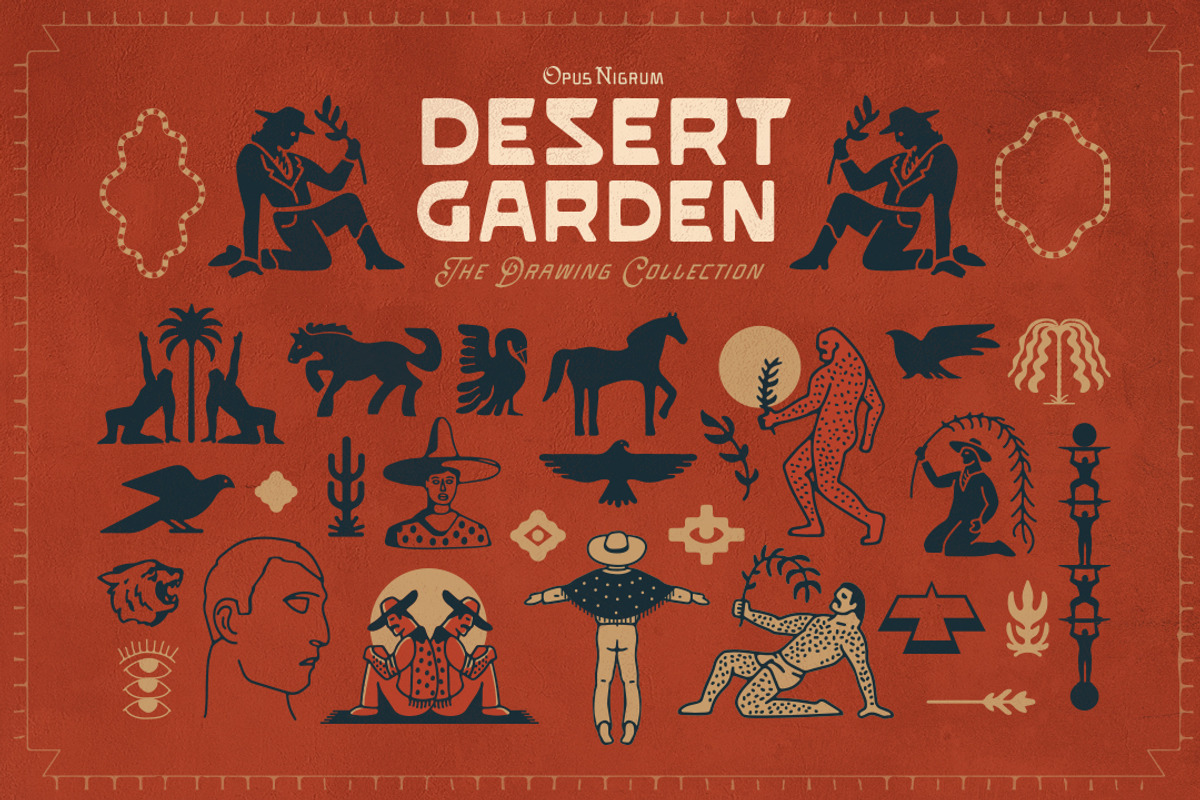 Desert Garden Font Collection, a Sans Serif Font by Opus Nigrum (Photo 16 of 18)