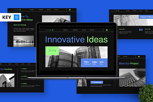 Innovative Ideas - Business Key, a Presentation Template by Deepslide Studio