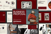 Burgundy Business Strategy Deck, a Presentation Template by Pani Temp. (Thumbnail 1 of 13)