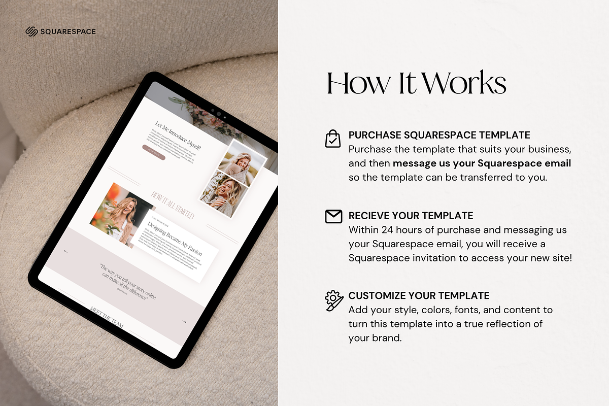 Squarespace Event Planner Website, a Squarespace Template by Breah Designs (Photo 7 of 10)