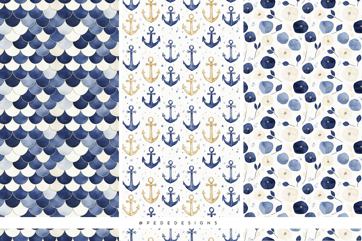 Ocean Voyage Collection, a Decorative Illustration by PeDe Designs (Photo 22 of 26)