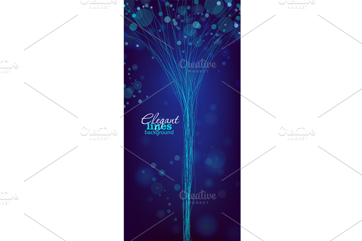 Blue neon background with graceful, an Illustration by Nenahliadava Design