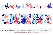 Abstract Leaves Designer Pack, a Texture Illustration by FourLeafLover (Thumbnail 5 of 16)