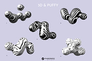 Puffy Abstract 3D Graphics Shapes, an Object Graphic by Youandigraphics (Thumbnail 11 of 15)