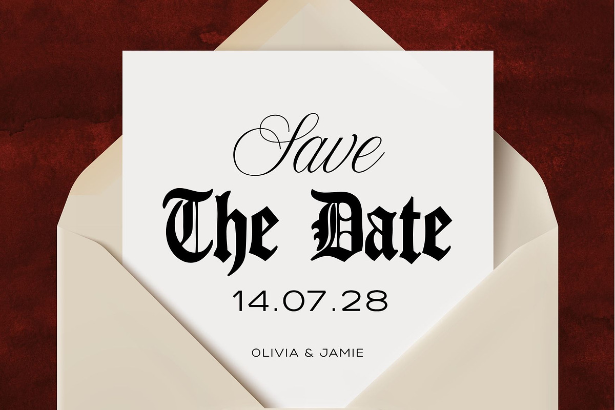 Gothic Blackletter Font, a Blackletter Font by elfy creative (Photo 2 of 7)