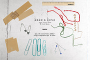Make a Note Paper & Collage Elements, an Object Graphic by Purple (Thumbnail 14 of 18)
