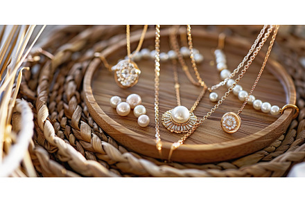 Elegant Jewelry Display with Gold, a Beauty & Fashion Photo by Lermont51