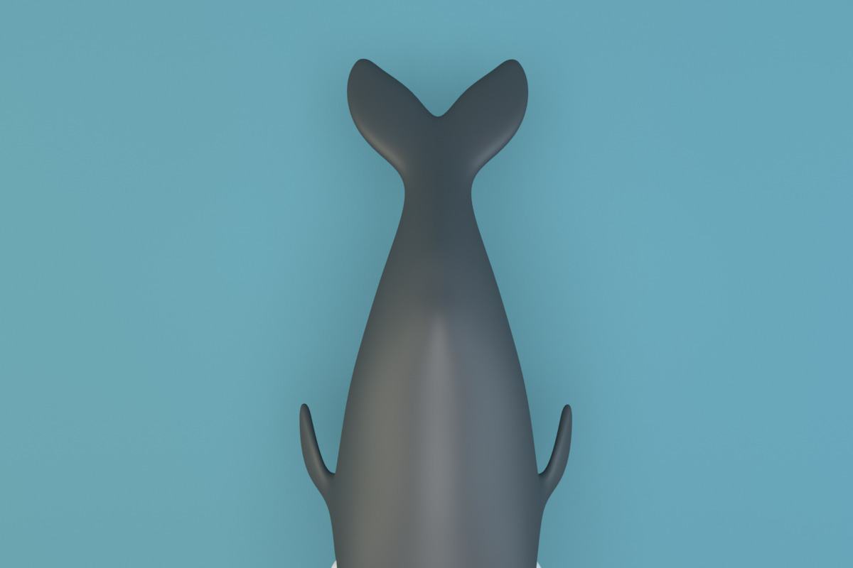 Cartoon Whale, an Animal 3D Model by XYZ Space (Photo 3 of 9)