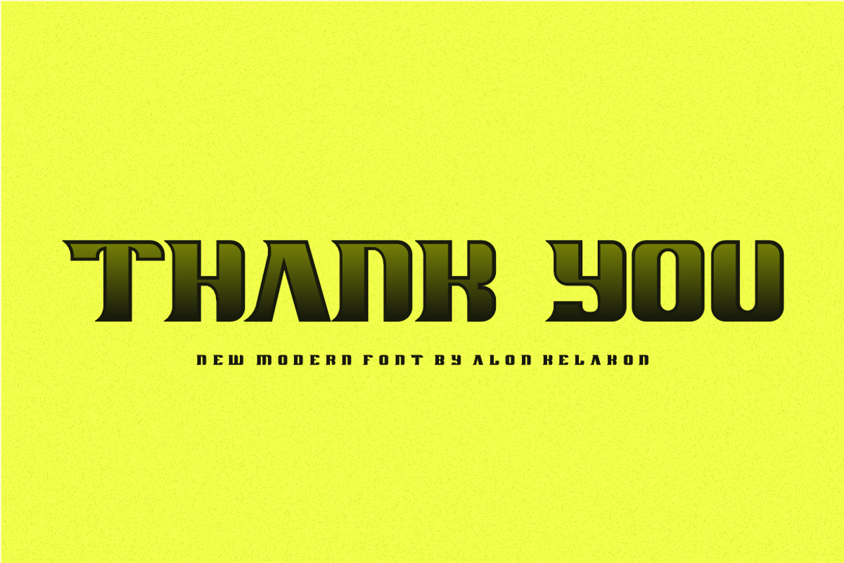 Black Generic Font, a Serif Font by alon kelakon (Photo 4 of 4)